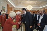 افتتاح نمایشگاه "ایران پروژه" در عشق آباد و بازدید از آن با حضور وزیر راه و شهرسازی  و معاون رییس کابینه وزرا و وزیر خارجه امور ترکمنستان