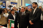 افتتاح نمایشگاه "ایران پروژه" در عشق آباد و بازدید از آن با حضور وزیر راه و شهرسازی  و معاون رییس کابینه وزرا و وزیر خارجه امور ترکمنستان