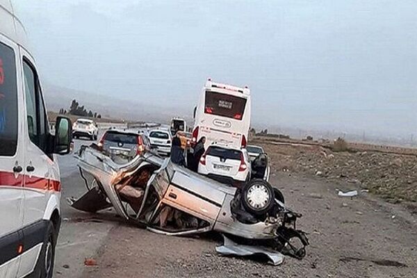 انحراف به چپ علت اصلی تصادفات چهارمحال و بختیاری تصادف