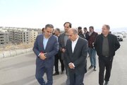 بازدید دکتر شکیب رئیس سازمان نظام مهندسی ساختمان کشور به همراه مهندس اسماعیلی مدیرکل راه و شهرسازی استان زنجان از آخرین وضعیت پروژه های نهضت ملی مسکن در کوی زنگان