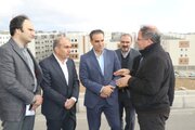 بازدید دکتر شکیب رئیس سازمان نظام مهندسی ساختمان کشور به همراه مهندس اسماعیلی مدیرکل راه و شهرسازی استان زنجان از آخرین وضعیت پروژه های نهضت ملی مسکن در کوی زنگان