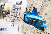 ببینید| برگزاری نمایشگاه مرکز مقاومت بسیج وزارت راه و شهرسازی در ساختمان شهید دادمان