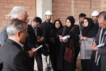 بازدید خبرنگاران از نهضت ملی مسکن اردبیل