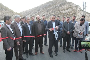 افتتاحیه زیر گذر ارغوان ورودی شهر ایلام