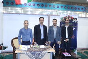 میز خدمت هفته بسیج نماز جمعه راهداری بوشهر