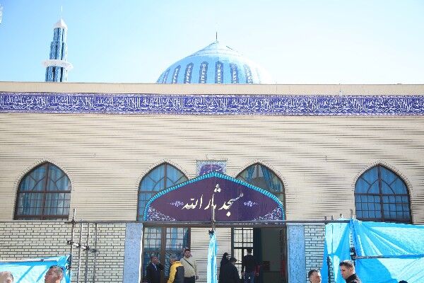 افتتاح مسجد، مرکز درمانی و بوستان در پرند  مسجد