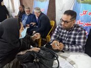 ببینید| میز خدمت اداره کل راه و شهر سازی استان خوزستان در مصلی نماز جمعه اهواز
