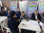 ببینید| میز خدمت اداره کل راه و شهر سازی استان خوزستان در مصلی نماز جمعه اهواز
