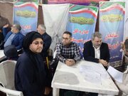 ببینید| میز خدمت اداره کل راه و شهر سازی استان خوزستان در مصلی نماز جمعه اهواز