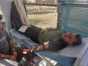 ببینید، همراهی کارکنان اداره کل راه و شهرسازی استان ایلام در راستای  پویش چتر سرخ زندگی