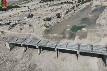 ویدیو| عملکرد احداث پل ارمک در شهرستان بندرلنگه