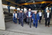 گیلان- بازدید مدیرکل راه وشهرسازی استان از مراحل ساخت قطعات فلزی عرشه پل