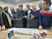 گیلان- بازدید مدیرکل راه وشهرسازی استان از مراحل ساخت قطعات فلزی عرشه پل