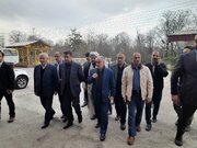 گیلان- بازدید مدیرکل راه وشهرسازی استان از مراحل ساخت قطعات فلزی عرشه پل