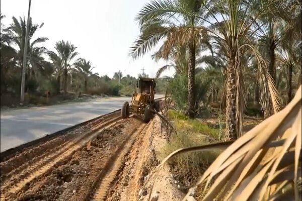 ویدیو| فاز دوم پروژه تعریض و بهسازی محور سعدآباد به وحدتیه شهرستان دشتستان استان بوشهر تعریض جاده هلپه ای استان بوشهر