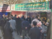 ببینید| برپایی موکب مرکز بسیج وزارت راه و شهرسازی در مراسم تشیع ۱۱۰ شهید گمنام