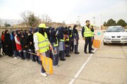ببینید| افتتاح اجرای طرح ارائه آموزش و تجهیزات ایمنی در مدرسه حاشیه راه لرستان