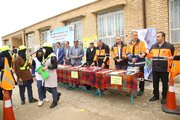 ببینید| افتتاح اجرای طرح ارائه آموزش و تجهیزات ایمنی در مدرسه حاشیه راه لرستان