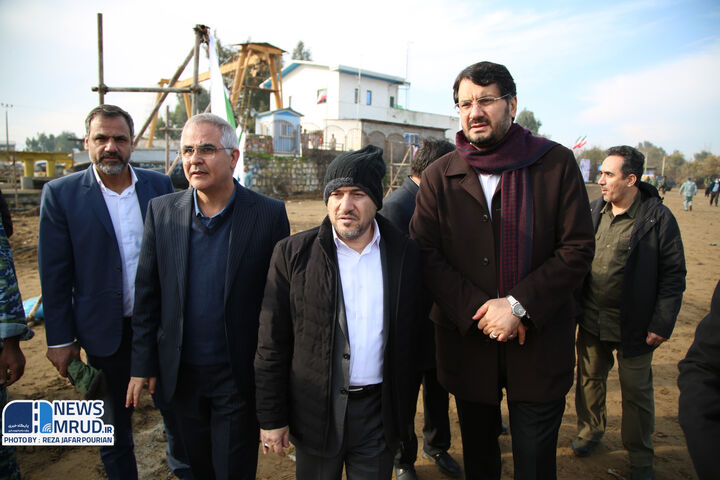 پهنه آبی جدیدی به مساحت ۳۰۰۰ هکتار به مساحت خلیج گرگان اضافه شد ببینید| سفر وزیر راه و شهرسازی به استان گلستان (1)