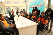 ببینید| برپایی میز خدمت  اداره کل راهداری لرستان در مصلی الغدیر شهرخرم آباد