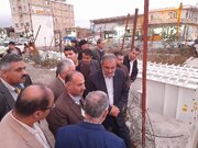 بازدید مقامات استانی از پروژه های نهضت ملی مسکن شهرستان تالش و پل در دست احداث اسالم
