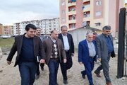 بازدید مقامات استانی از پروژه های نهضت ملی مسکن شهرستان تالش و پل در دست احداث اسالم