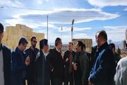 بازدید معاون وزیر راه و شهرسازی از پروژه های نهضت ملی مسکن شهر بجنورد در خراسان شمالی
