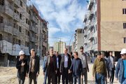 بازدید معاون وزیر راه و شهرسازی از پروژه های نهضت ملی مسکن شهر بجنورد در خراسان شمالی
