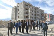 بازدید معاون وزیر راه و شهرسازی از پروژه های نهضت ملی مسکن شهر بجنورد در خراسان شمالی