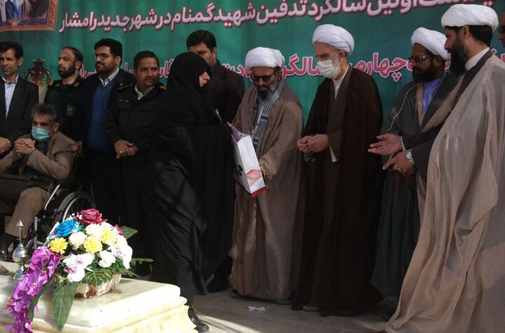 مراسم بزرگداشت چهارمین سالگرد شهادت سردار  سلیمانی در شهر جدید رامشار سیستان و بلوچستان برگزار شد