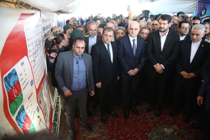 پل جدید مرزی اتومبیلرو آستاراچای افتتاح شد بذرپاش آستارا