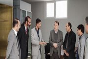 بازدید مدیرکل راه و شهرسازی خراسان شمالی از واحد تولیدی احداث کابین آسانسور