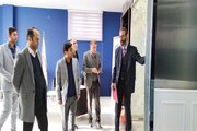 بازدید مدیرکل راه و شهرسازی خراسان شمالی از واحد تولیدی احداث کابین آسانسور