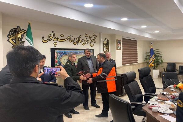 تقدیر از رئیس اداره راهداری و حمل و نقل جادهای شهرستان چالوس مازندران