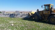 ببینید| تخریب ساخت و ساز های غیرمجاز و رفع تصرف اراضی دولتی در اندیمشک