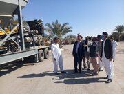 ببینید| بازدید مدیرکل راهداری و حمل و نقل جاده ای جنوب سیستان و بلوچستان از روند اورهال و بازسازی دستگاه های ماشین آلات راهداری