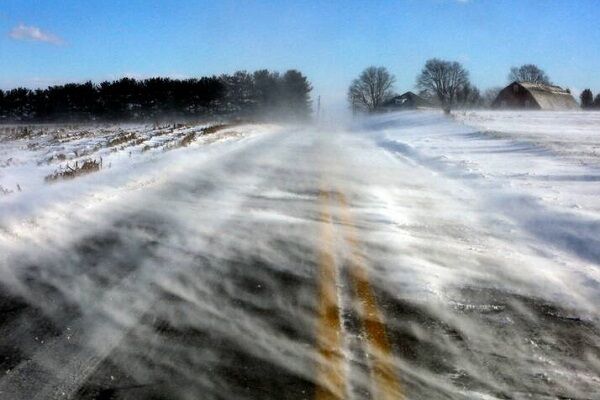 جاده برفی