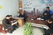 بازدید اعضای کارگروه بازار املاک از بنگاههای مشاور املاک بجنورد در خراسان شمالی