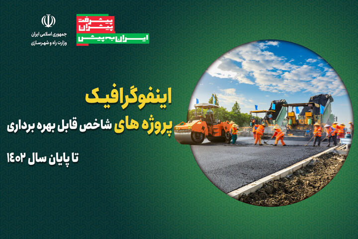 اینفوگرافیک| پروژه های شاخص قابل بهره برداری تا پایان سال 1402