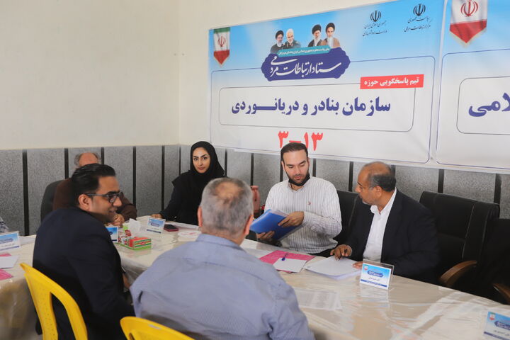 پاسخگویی ۶۰ مدیر وزارت راه و شهرسازی به مردم در دومین سفر رییسجمهور به هرمزگان