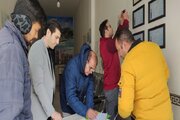 استمرار بازدید اعضای گشت تنظیم و کنترل بازار مسکن از بنگاه های مشاور املاک بجنورد در خراسان شمالی