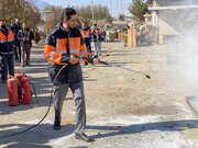 ببینید|دوره آموزشی اطفاء حریق ویژه همکاران راهداری و حمل و نقل جاده ای خراسان جنوبی برگزار شد
