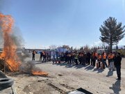 ببینید|دوره آموزشی اطفاء حریق ویژه همکاران راهداری و حمل و نقل جاده ای خراسان جنوبی برگزار شد