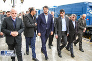ببینید | بازدید وزیر راه و شهرسازی از ۶۸۵ دستگاه ناوگان ریلی نو و بازسازی شده در ایستگاه راه‌آهن تهران