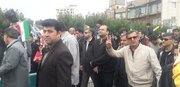 ببینید| حضور حماسی کارکنان اداره کل راه و شهرسازی خوزستان در راهپیمایی 22 بهمن