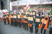 حضور مردم و مسوولان وزارت راه و شهرسازی در راهپیمایی ۲۲ بهمن ۱۴۰۲
