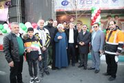 حضور مردم و مسوولان وزارت راه و شهرسازی در راهپیمایی ۲۲ بهمن ۱۴۰۲