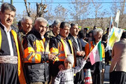 حضور پرسنل ثلاث باباجانی و جوانرود در راهپیمایی یوم الله 22 بهمن