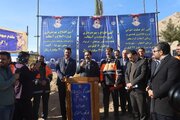 ببينيد | آیین آغاز عملیات اجرایی و بهره‌برداری پروژه‌های راهداری و حمل‌ونقل جاده‌ای در شهرستان شهرضا باحضور استاندار اصفهان