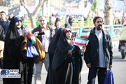 ببینید | غرفه وزارت راه و شهرسازی در مسیر راهپیمایی ۲۲ بهمن